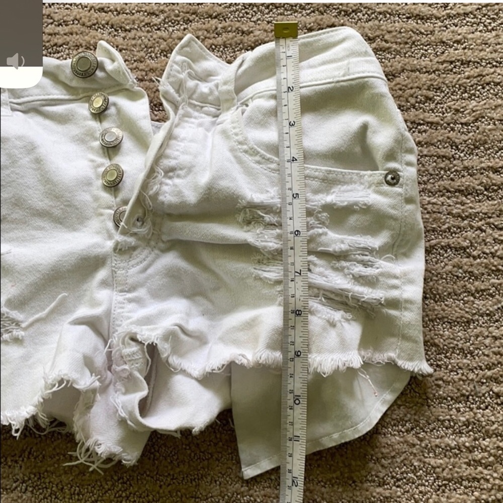 american eagle high rise jean shorts - Picture 3 of 6